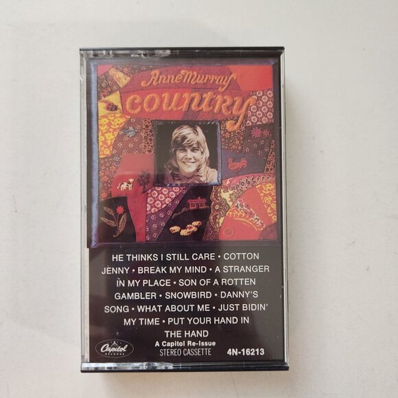 Anne Murray Country Cassette Tape 4N-16213 Capitol Records Stereo Reissue 1972 - Picture 1 of 5